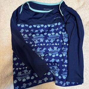 Patagonia Dark Blue Long Sleeve 2T Rashguard
